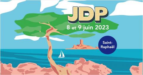 Affiche promotionnelle : JDP 8 et 9 juin 2023 à Saint Raphael